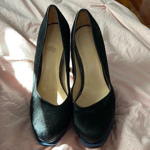 Cole Haan partnership with Nike air fur covered pumps